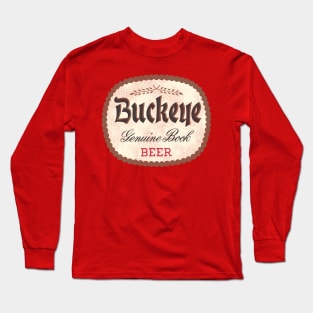 Buckeye Beer Retro Defunct Breweriana Long Sleeve T-Shirt